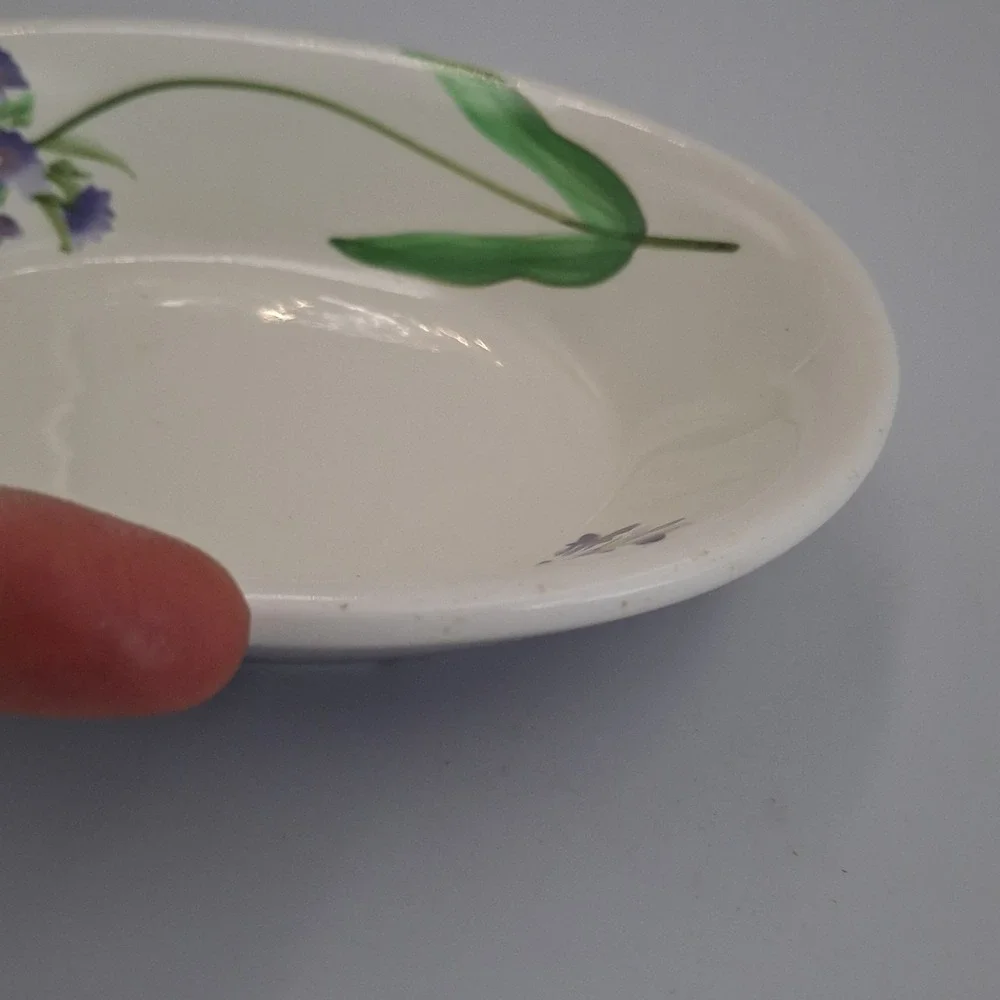 Springmaid‎ Royale Lily of the Nile Ceramic Bathroom Soap Dish Set Of 2 Purple